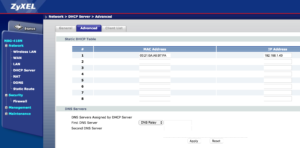 Static DHCP